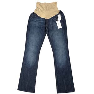 7 For All Mankind Blue Boot Cut Jeans